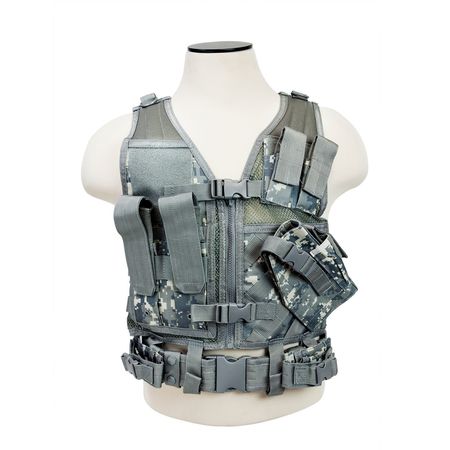 VISM Tactical Vest Digital Camo-XS-Sm CTVC2916D